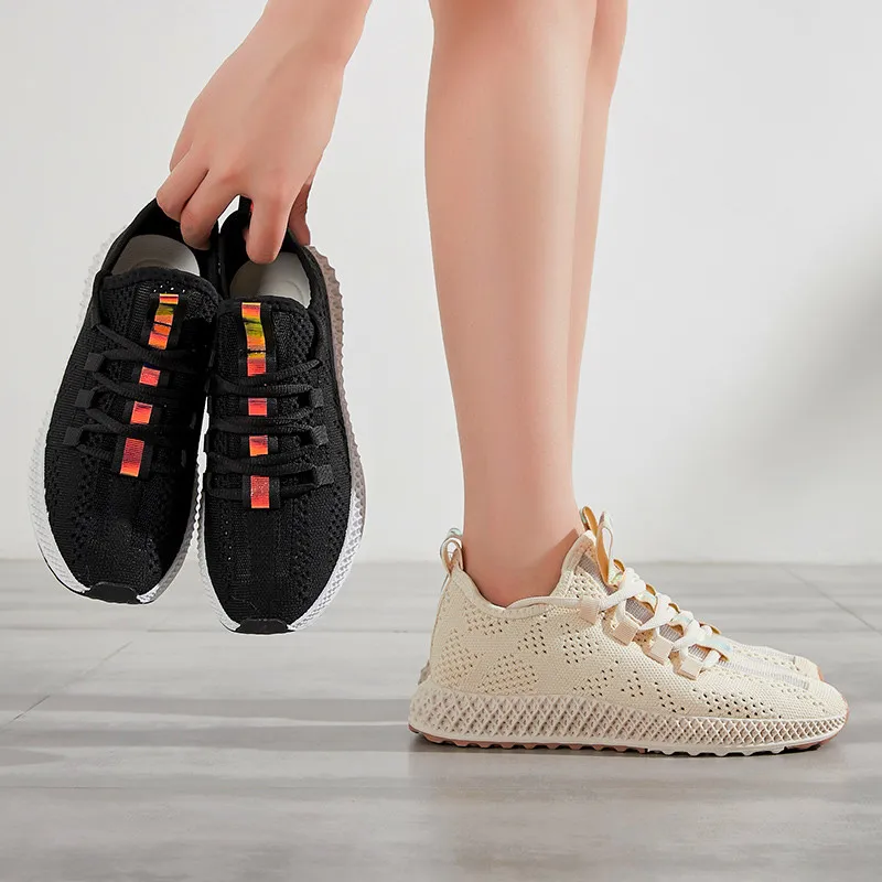 Small fresh breathable mesh soft and comfortable sports shoes women's vulcanized shoes outdoor non-slip cushioning women's shoes