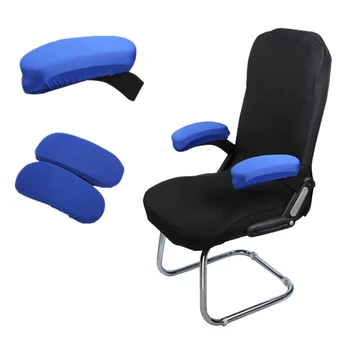 

2PCs Chair Armrest Pads For Home or Office Chairs For Elbow Relief Polyester Armrest Gloves Slip Proof Sleeve Pack Chair Cover