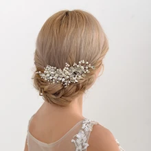 TRiXY H42 жемчуг свадебные гребни невесты заколки для волос аксессуары ювелирные изделия ручной работы украшения головы жемчуг Невесты головные уборы