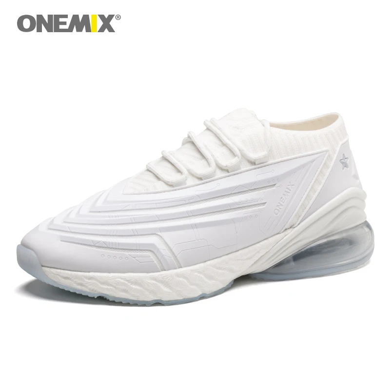 

Onemix Women Sneakers White Fashion Air 270 Running Shoes Lady Breathable zapatos de mujer Outdoor Sports Air Cushion Shoes