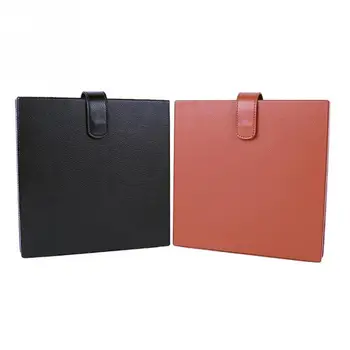 

PU Leather Scissors Box Tool Case Home Hairdresser Storage Organizer Professional Practical Barber Holder Portable Solid Salon