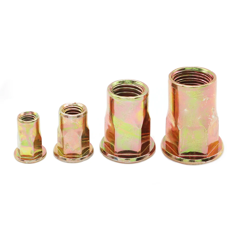 Carbon Steel Nutserts Fasteners Rivet Nut Hex Head Carbon Steel