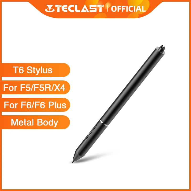Активный стилус Teclast T6 Черный алюминиевый сплав для F6 Pro plus F5 X4 металлический