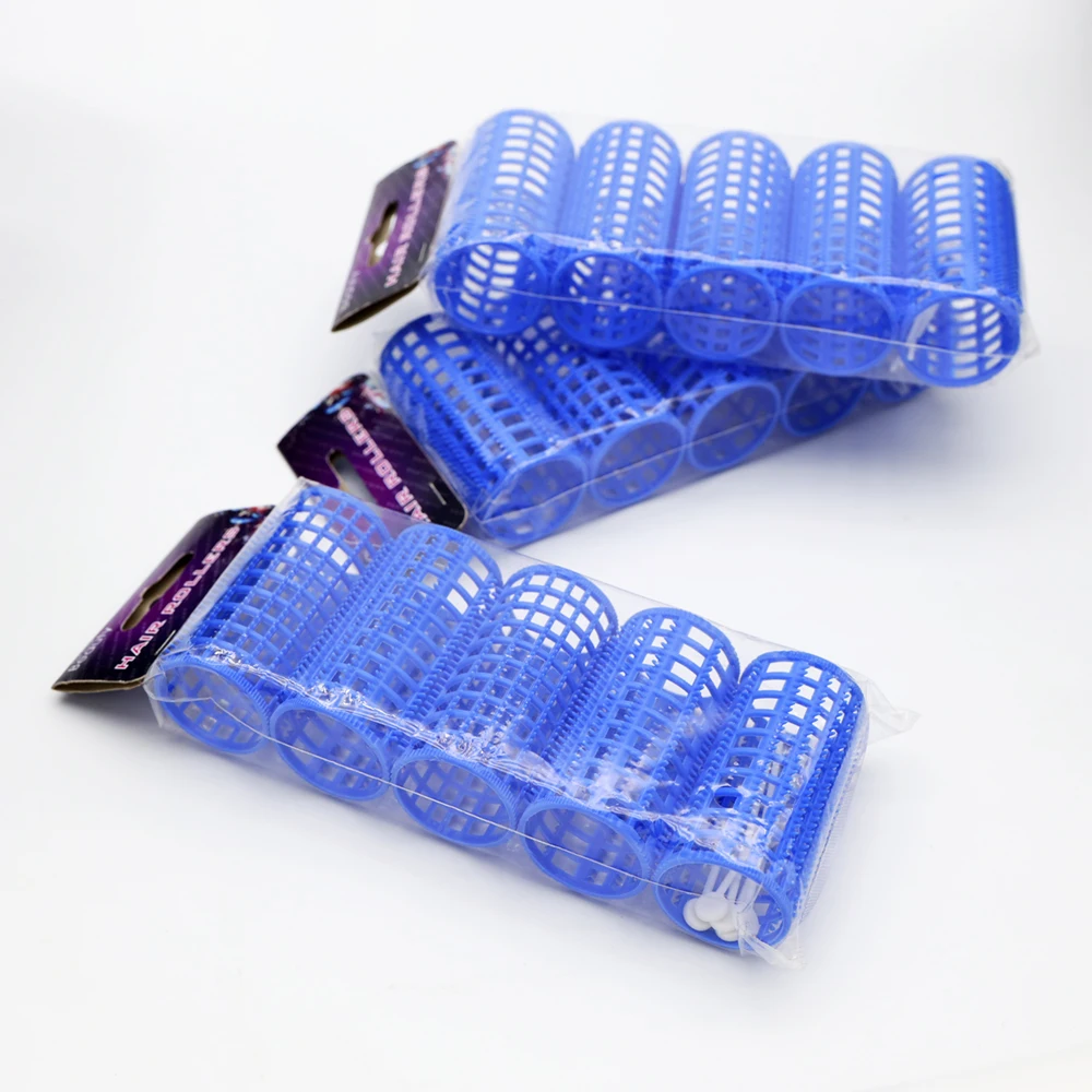 15pcs/set 30mm Hair Rollers with Fixed Pins Teeth Hairdressing Curlers Air Bang Big Size Wavy Fluffy Curl Rods Styling Tool 1579
