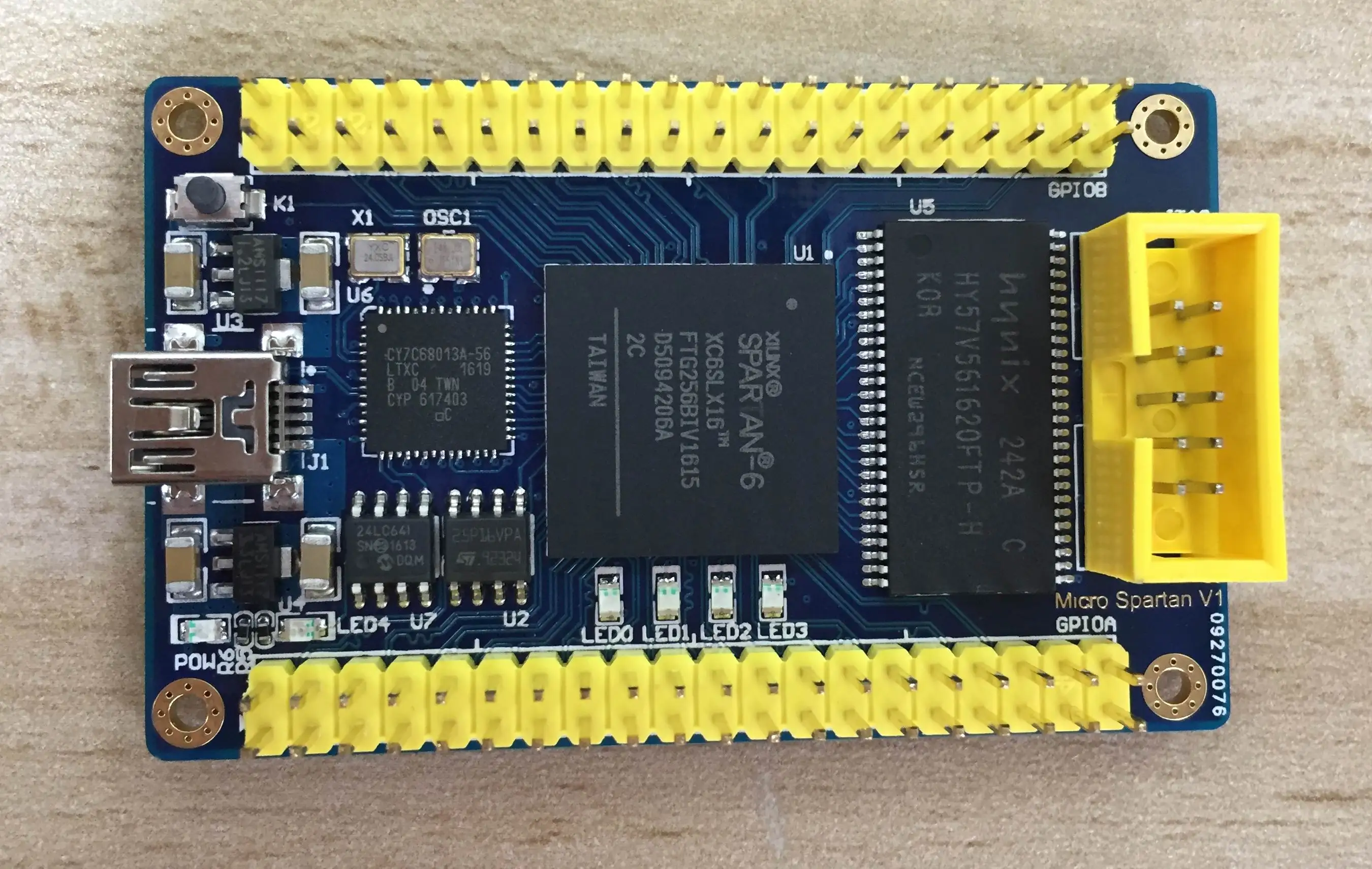 FPGA Минимальная пластина ядра XC6SLX16+ USB+ SDRAM Совместимость LX9 LX25