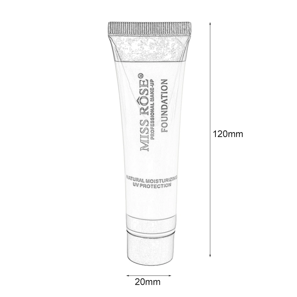 Miss Rose Brand Liquid Foundation Sun Block Highlighter Concealer Makeup Brighten Moisturizer Face Makeup Cream