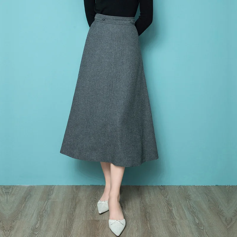 high-end-temperament-wool-a-line-skirt-autumn-and-winter-new-high-waist-slim-fashion-dress