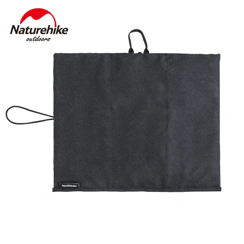 Black Naturehike посуда мешок ширина 8 см Ткань посуда мешок палочки для еды всасывающий трубный нож вилка мешок для ложки Портативный тканевый мешок - Цвет: Black