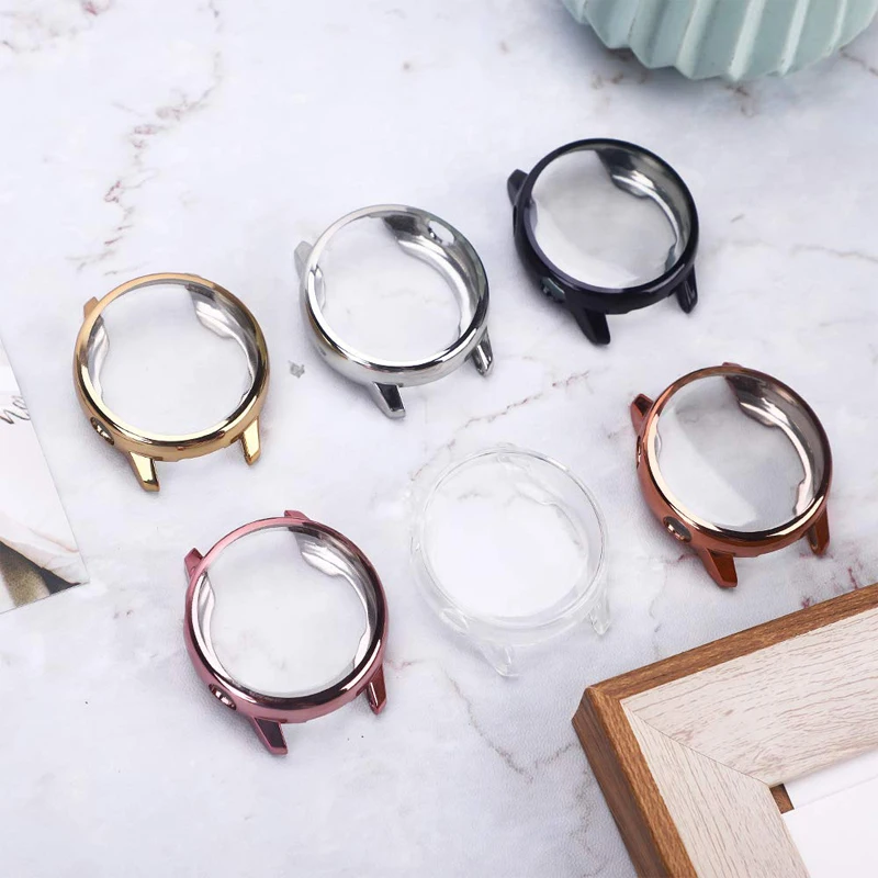 Защитный чехол для samsung galaxy watch active 2 силиконовый на весь экран Galaxy Active 44 мм 40 R830