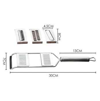 

2020 New Multi-Purpose Vegetable Slicer, Stainless Steel Shredder Cutter Grater Slicer