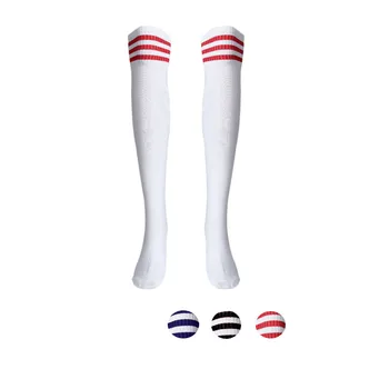 

Women Men 1 Pair Thigh High Socks Over Knee Football Socks Soild Color Comfortable BreathableThe New Casual Socks calzini