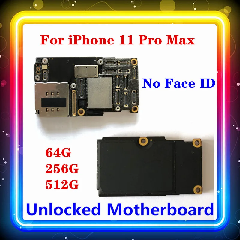 Материнская плата для IPhone 11 Pro Max без Face ID оригинальная сменная материнская Funciton с