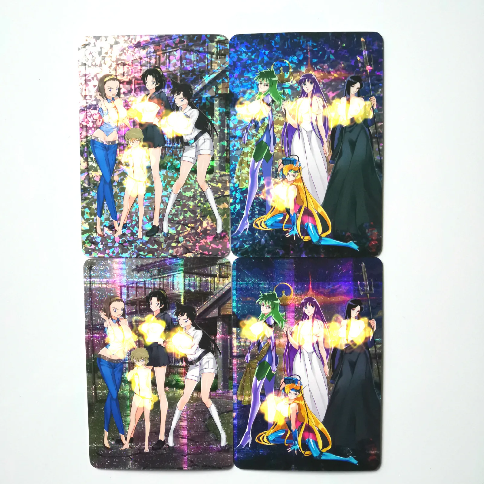 20pcs/set 9 In 1 Sexy Saint Seiya Detective Conan Case Closed Toys Hobbies Hobby Collectibles Game Collection Anime Cards