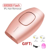 DropShipping 600000 вспышка профессиональная Перманентная IPL лазерная эпиляция удаление волос электрическая фотография женщины безболезненное устройство для удаления волос