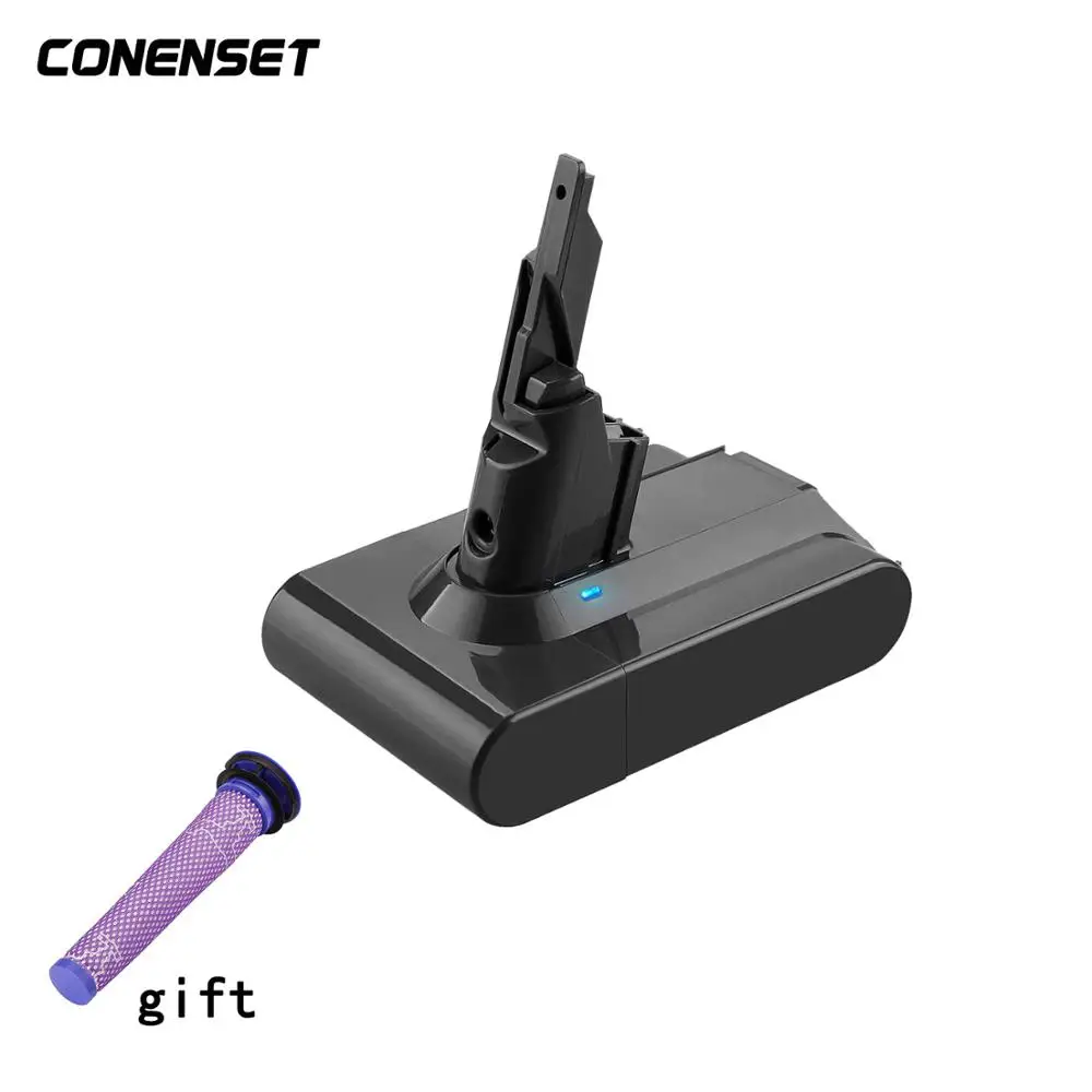 21.6V 3000mAh Battery for Dyson V7 Animal Cordless Stick Vacuum Motorhead Pro Trigger Car+Boat Handheld Replacement Battery - Цвет: 1PCS