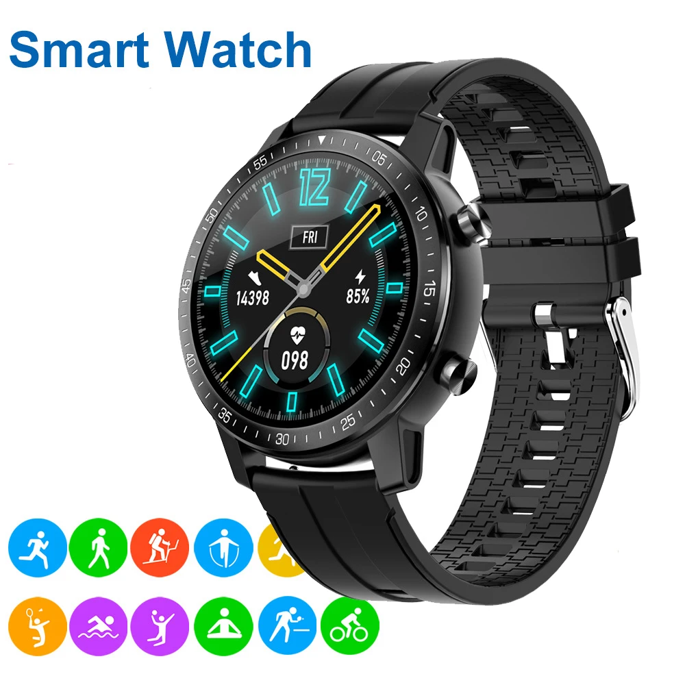 Sport Fitness Digital Watches for Android IOS Phone with Touch Screen Heart Rate Blood Pressure Monitor Pedometer Smart Watch | Наручные
