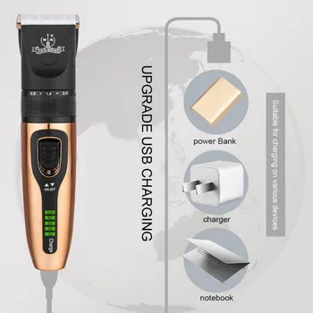 

Professional Pet Hair Trimmer USB Animal Grooming Clippers Cat Cutter Machine Shaver Electric Scissor Clipper New Arrival