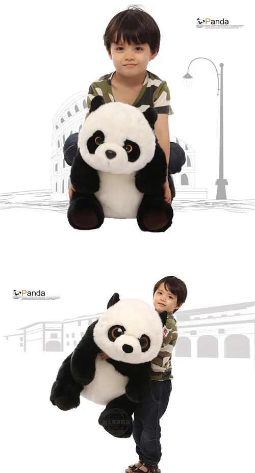 Fancytrader 24'' Pop Kawaii Plush Panda Toy Big Soft Stuffed Anime Panda Doll Gifts for Children 60cm 2 Sizes Available (10)