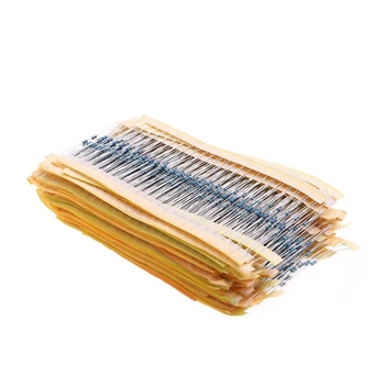 

2425 Pcs 97 Value Metal Film Resistor 1% 1/8W Assorted Kit 1 ohm~1M ohm Q6PA