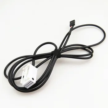 

FHAWKEYEQ RCD 510 RCD 300 RCD 310 Car AUX Switch Harness Cable Plug Adapter For VW Golf MK6 Jetta MK5 Scirocco