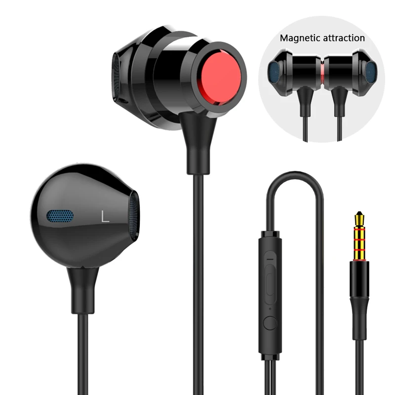

3.5MM Plug Wired In-Ear Earbuds Earphone with Handfree Sport Deep Bass For Mobile Xiaomi Redmi Samsung Huawei