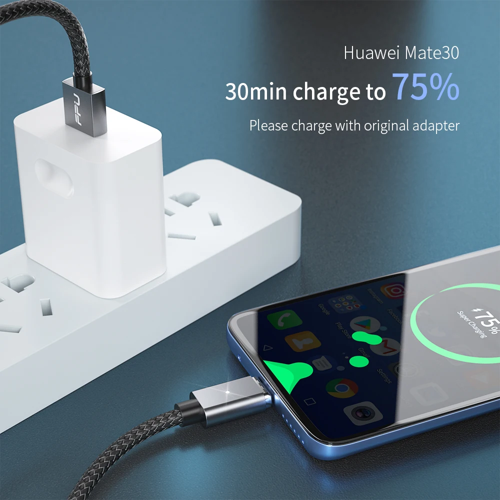 FPU 5A Магнитный кабель usb type C супер быстрая зарядка USB C магнитное зарядное устройство type-C зарядный шнур для мобильного телефона huawei Xiaomi провод