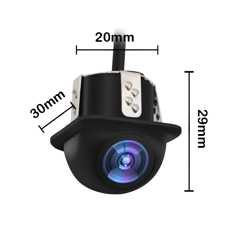 720P HD Waterproof Rear View Camera Car Camera Universal Night Vision Wide Angle 180H Camera Rear/Front View Parking Camera