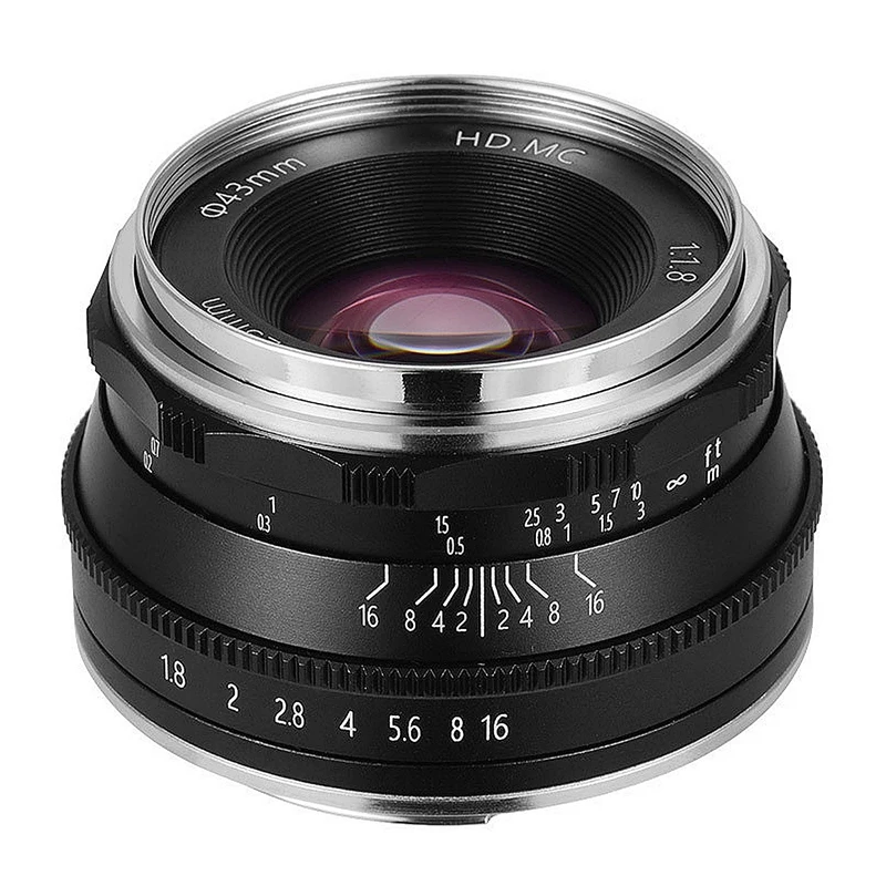 25 мм F1.8 микрообъектив с фиксированным фокусом подходит для объектива SONY NEX Mount Micro