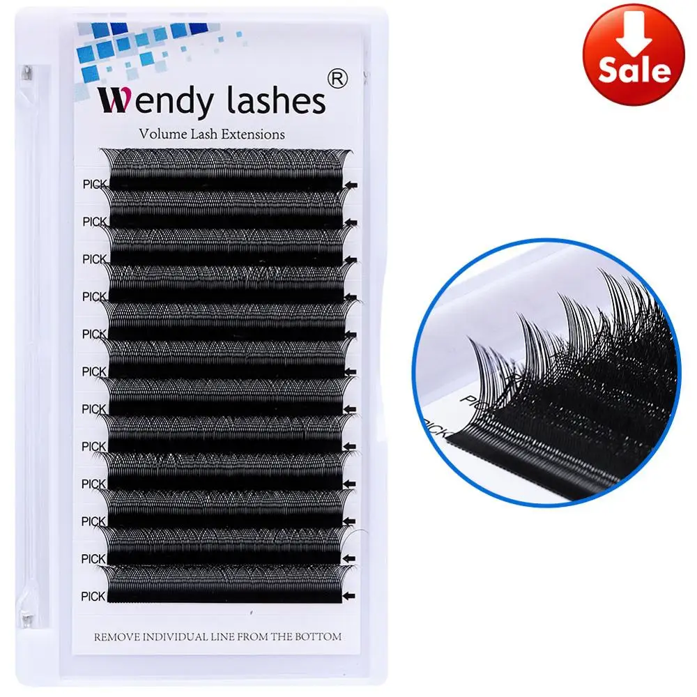 

YY Shape Eyelash Extensions Premade Volume Fans 8-15mm/Mix C/D Curl Lashes Faux Mink Individual Eyelash Extension Supplies
