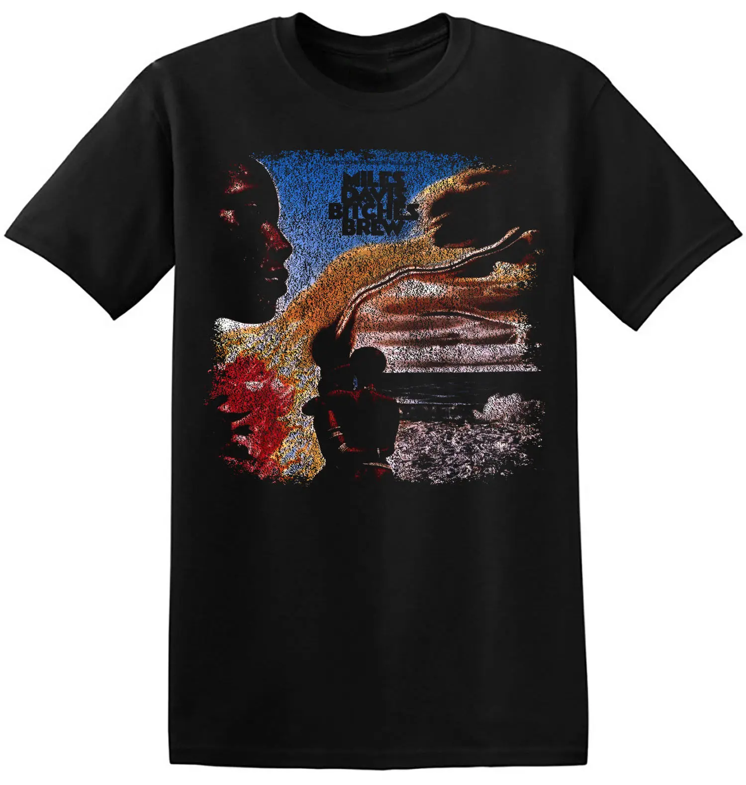 Miles Davis T Shirt Black Retro Unisex Jazz Music Artist Band Tee Shirts 4-A-139 O-Neck Hipster shirts |
