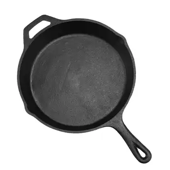 

26cm Non-stick Iron Skillet Cast Frying Pan Skillets Cookware Kitchen Cooking Tools Fry Grill Cooking Bake Griddle Oven