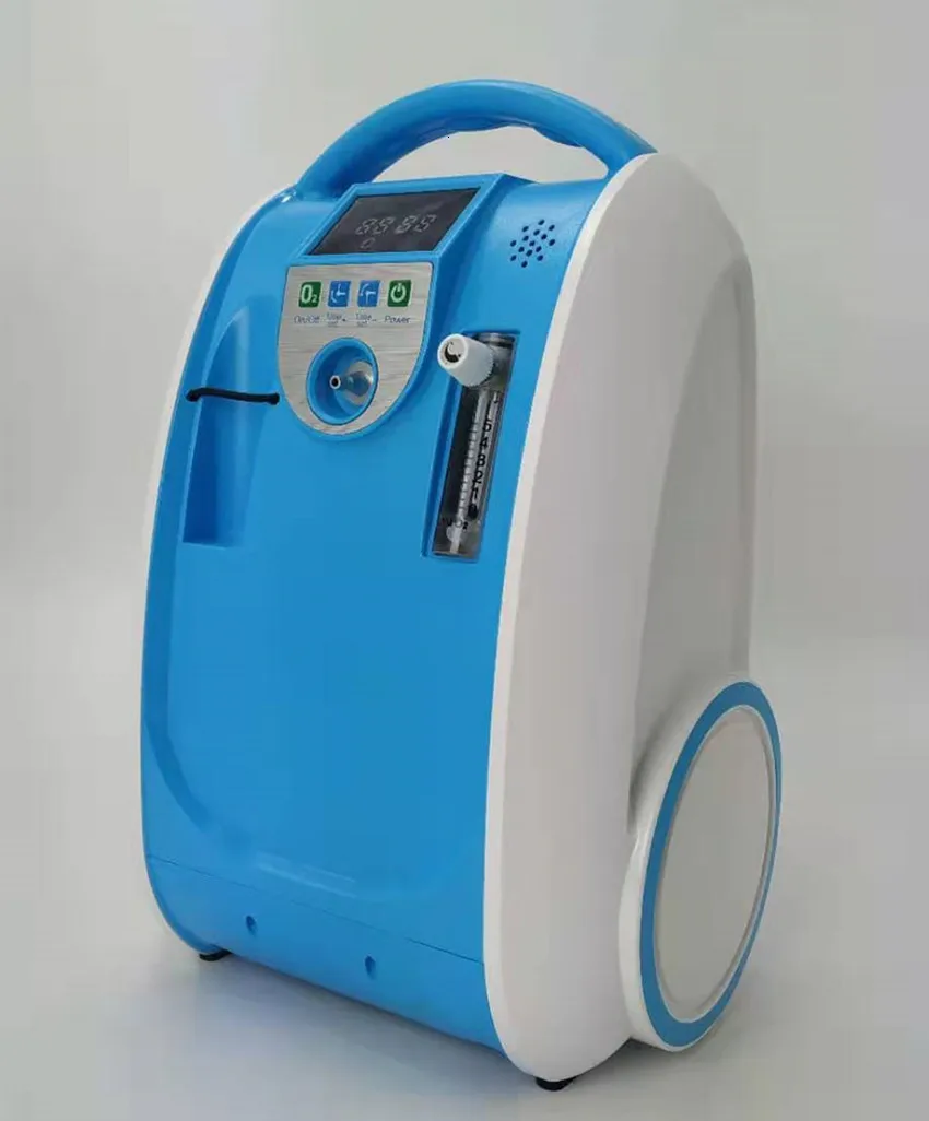 5L аккумулятор Концентратор кислорода для медицинского ухода, медицинский генератор кислорода для домашнего автомобиля, для путешествий