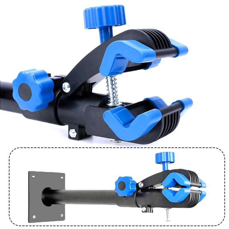 Heavy Duty Bicycle Wall Mount Telescopic 30KGs Load Repair Stand 360&deg; Rotation Cycle Parking Service Bracket Expansion Bolts