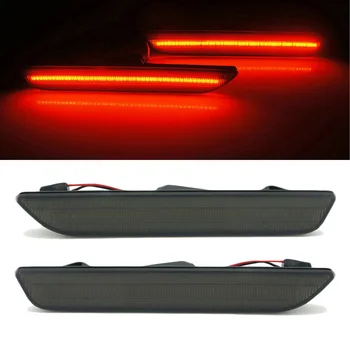 

LED Side Maker Lamps For Ford Mustang 2010-2014 Smoked Red Replacement