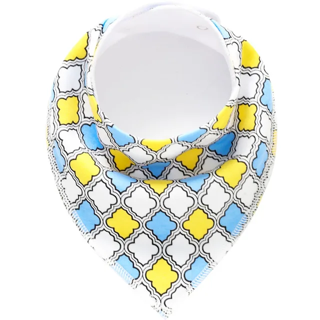 Baby Bibs Triangle scarf Cotton Cartoon Child Baberos Bandana Bib Babador Dribble Bibs Newborn Slabber Absorbent Cloth Bib B43
