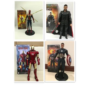 

12inch Captain America Civil War Captain America Iron Spider Man Spiderman Thor PVC Action Figure Collectible Model Toy