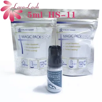 

5ml Elite Plus HS-11 Glue For Eyelash Extensions Premium Volume Adhesive Glue dry time 1-2S Retention 7-8 weeks glue