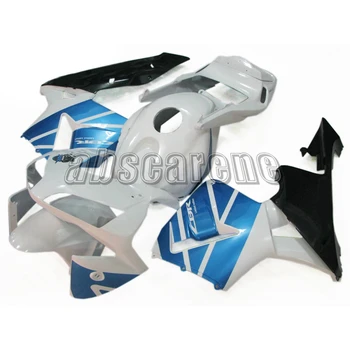 

Complete Fairings for Honda CBR600RR F5 2003 2004 CBR 600 RR F5 03 04 Injection ABS Plastic Bodywork Pearl White Blue Cowlings