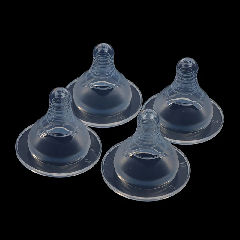 Natural Flexible Soft Silicone Pacifier Nipple Replacement Feeding Milk