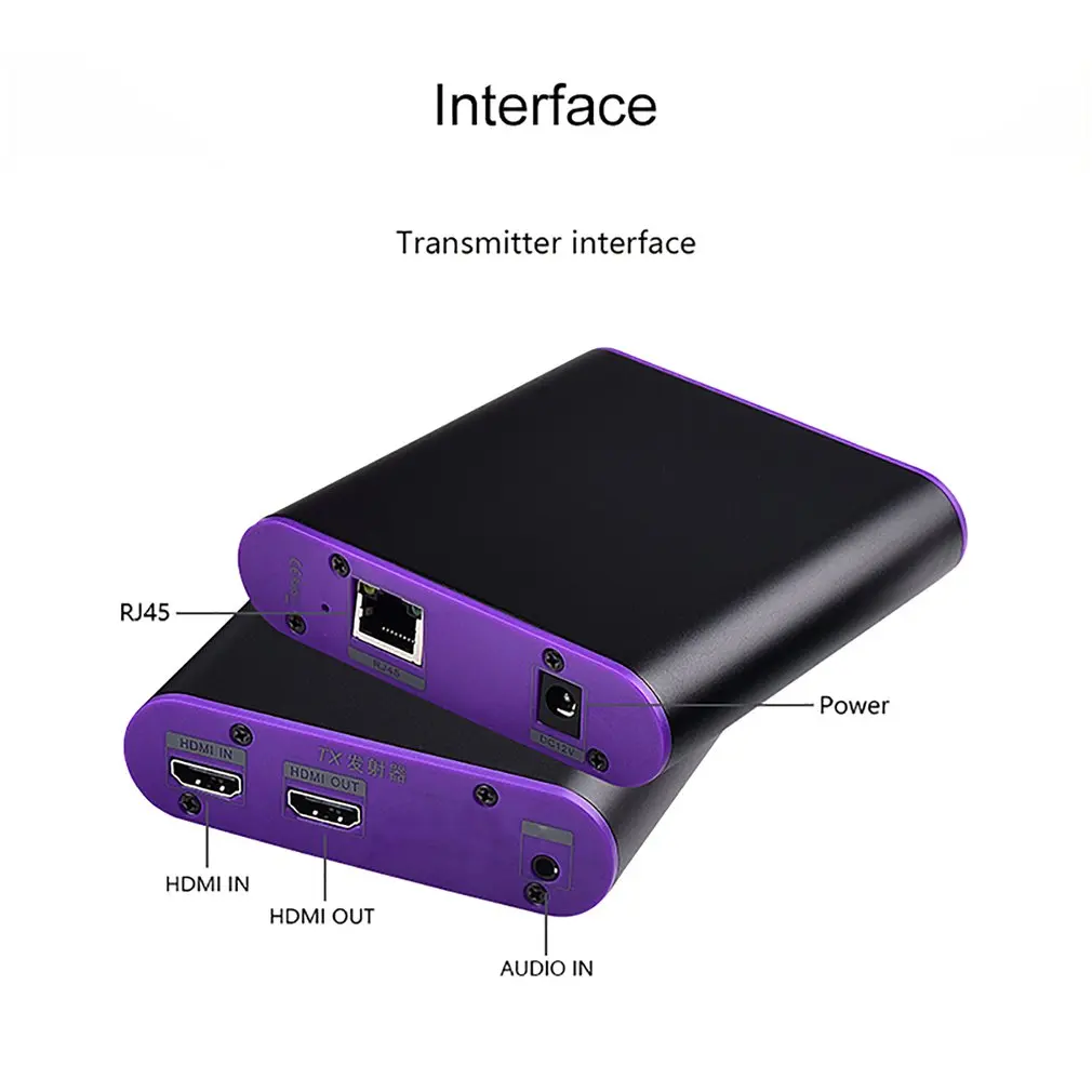 Cat871 120 m/396ft 1080p 60 Гц HDMI передатчик и приемник Удлинитель Ethernet cat5e/6 plus/7 для глубокий цвет 3D EDID Dobly DTS