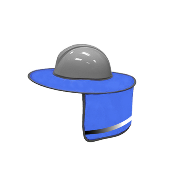 Reflective Sunshade for Hard Hats with Ventilation Holes Full Brim Neck Shield High Visibility Sun Visor for Workplace