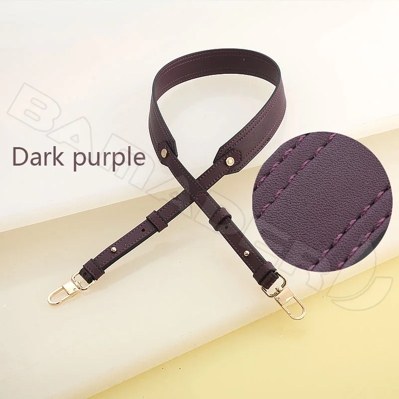 Dark purple Сумка BAMADER модный Удобный сменный плечевой ремень красивый высококачественный разный стиль сумка из натуральной кожи Аксессуары - Цвет: Dark purple