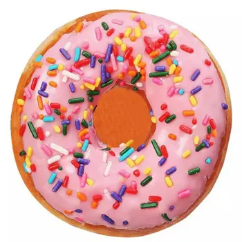 

Simulated Food Blanket Comfortable Doughnut Food Blanket Creative Food Round Blanket Coral Fleece Shawl Blanket