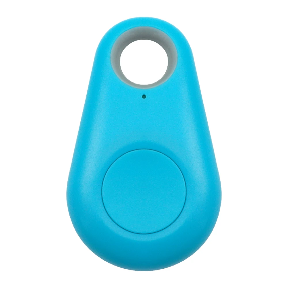 Blue Pet умные gps трекер мини функция "антипотеря Водонепроницаемый локатор Bluetooth Tracer для домашних животных собак и кошек, с рисунком машинки, кошелек для ключей воротник аксессуары - Цвет: Blue