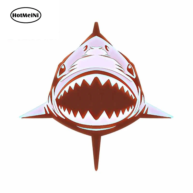HotMeiNi 13cm x 12.7cm For Great White Shark High Quality Car Stickers Cool Gift Waterproof Motorcycle ATV Vinyl Decal | Автомобили и