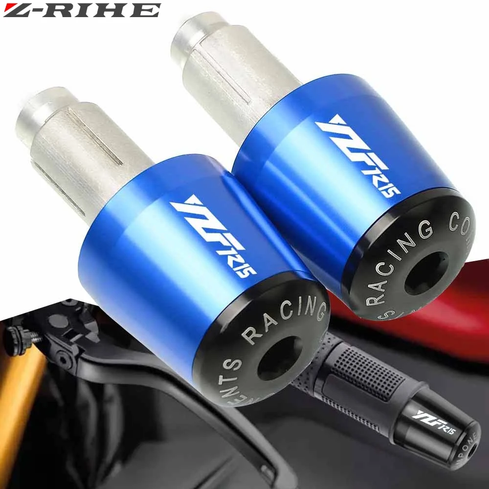 Аксессуары для мотоциклов 7/8 дюйма 22 мм ручки ручка Торцевая крышка Yamaha YZF R15 YZF-R15