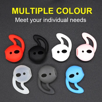 

3 Pair Suitable For Bluetooth Wireless Headset Ear Cap For Airpods Non-Slip Silicone In-Ear Earbuds Earphone Cap Sleeve