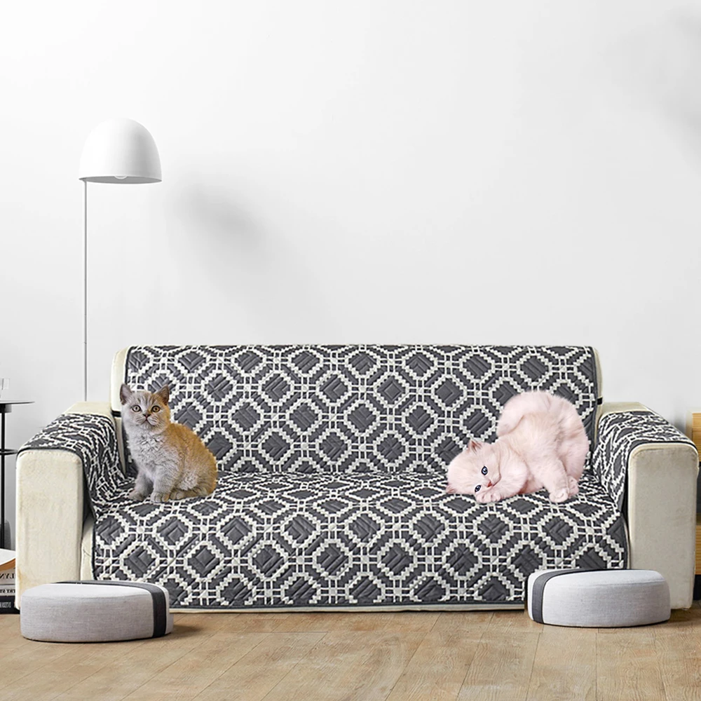 Printed Waterproof Pet Sofa Cover Stretch Slipcovers Sofa Cover for Living Room Sofa Cover Dust Cover Single / Two / Three Seat