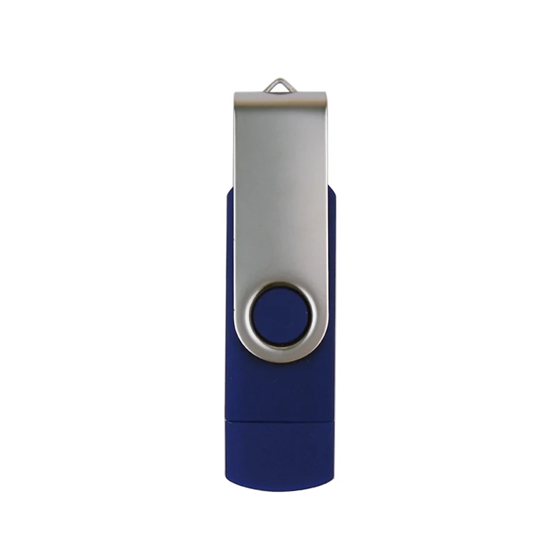 Двойной разъем флеш-накопитель для Android/ПК, карта памяти микро OTG USB флэш-накопитель 3,0 8 Гб оперативной памяти, 16 Гб встроенной памяти, 32 ГБ, 64 ГБ, сыпучих дары более 10 шт. логотип - Цвет: Dark blue Silver3.0