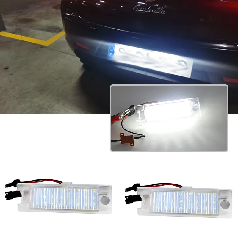 Car LED Number License Plate Lights for Opel Astra H(04-09) Zafira B(05-11) Corsa D(07-11) Insignia(09-13) -C 01-06 | Автомобили и
